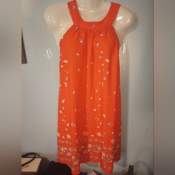 Janette Plus halter tunic/mini dress with floral print - Picture 8 of 11